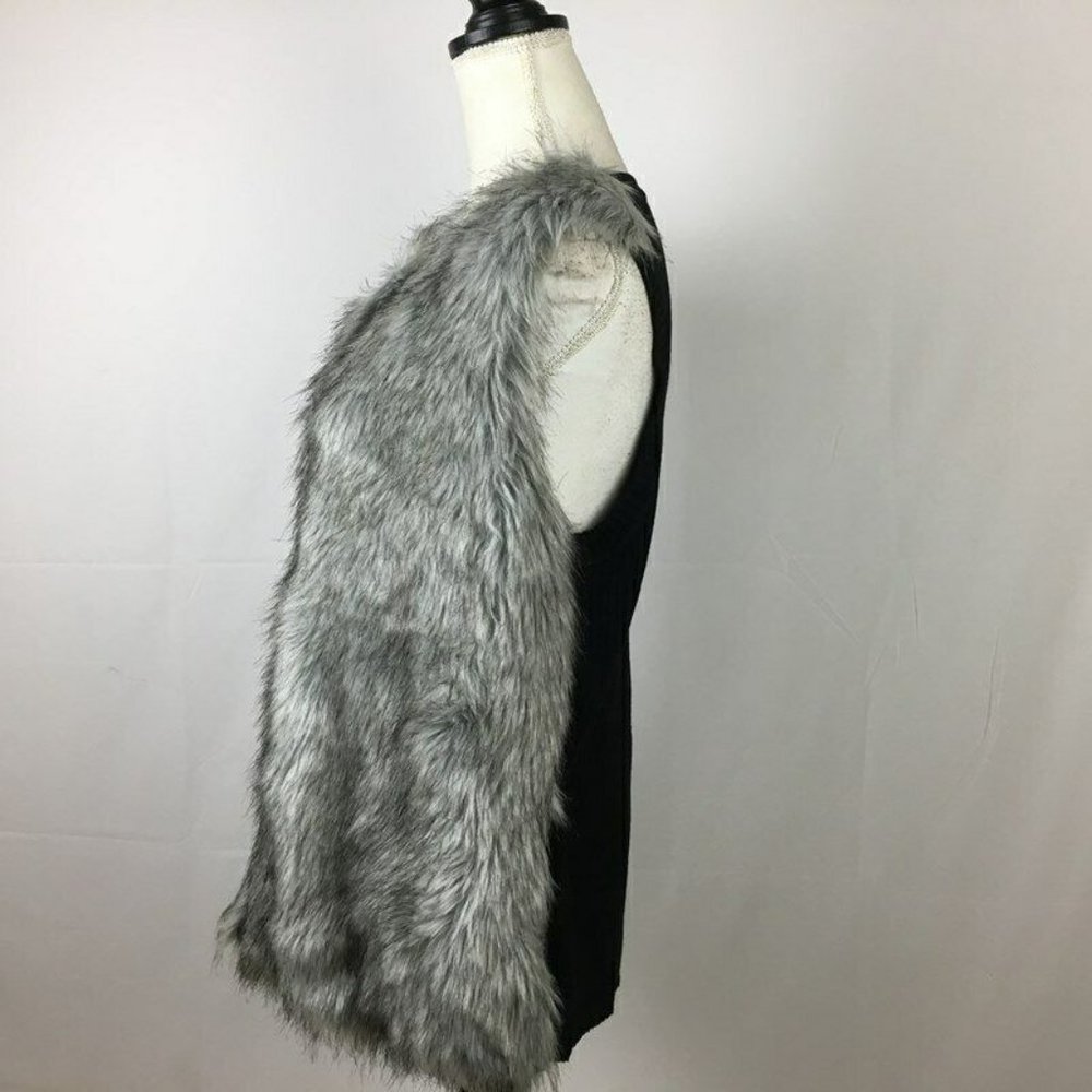 Evan Picone Faux Fur Sweater Vest Size XL